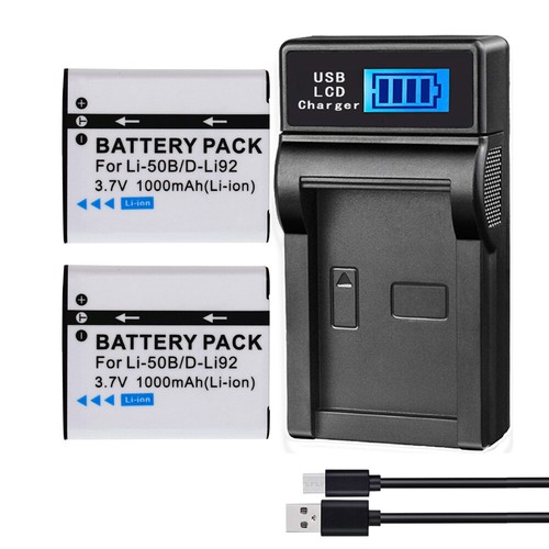 Batterie caricatore lcd - +,